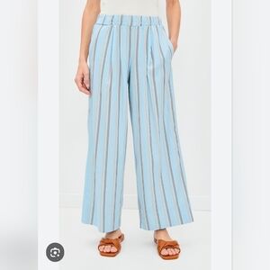 Nwt Stateside Column Stripe Poplin Pants Size M
